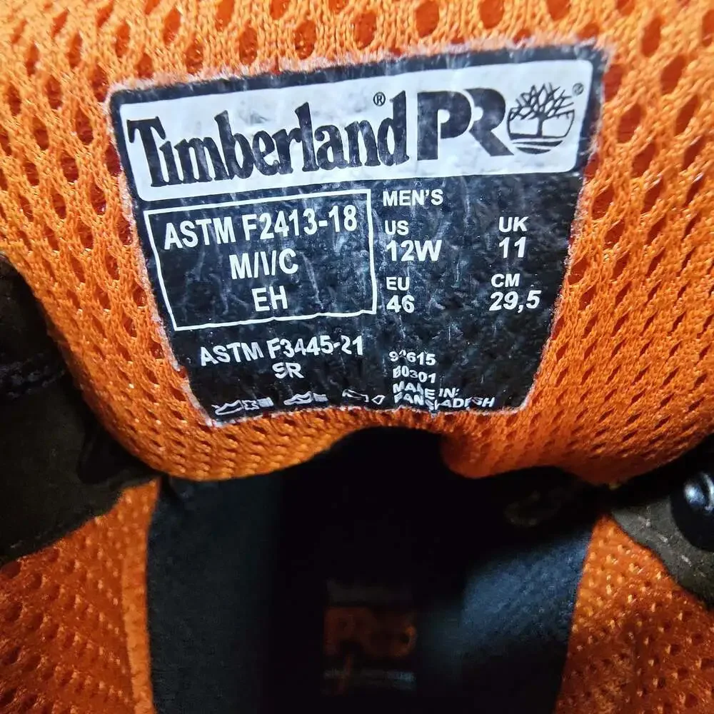 Timberland Pro Boondock Work Boots Men Size 12W